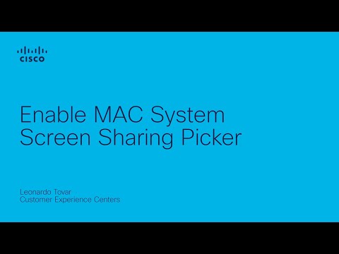 Enable system screen sharing picker for Webex App