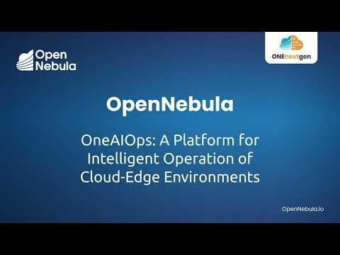 Intelligent Operation of Cloud-Edge Environments – ONEnextgen