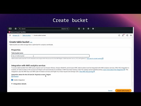 Store and visualize streaming data with Amazon S3 Tables | Amazon Web Services