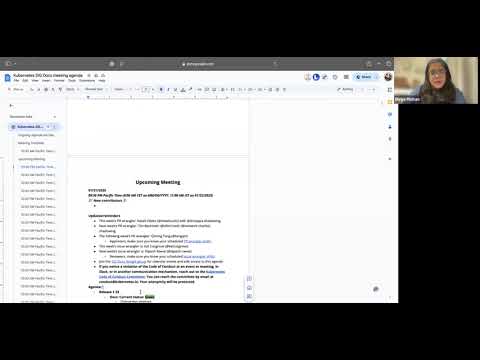 [SIG Docs] Monthly APAC Community Meeting for 2025-01-22T05:27:08Z.mp4