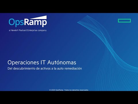 OpsRamp – Operaciones TI autónomas