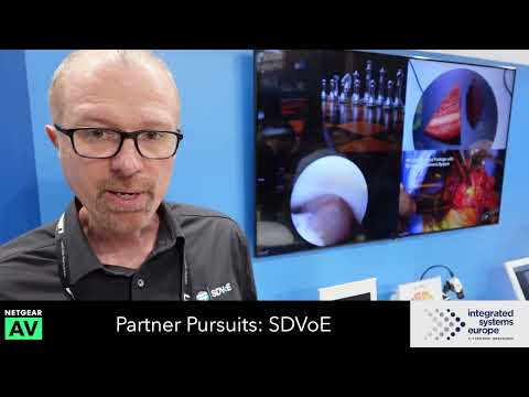 ISE 2025: Martin Smith from SDVoE Talks to NETGEAR AV