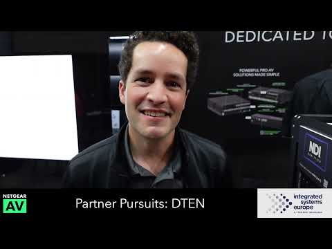 ISE 2025: Jackson Root from DTEN Talks Collaboration Solutions with NETGEAR AV