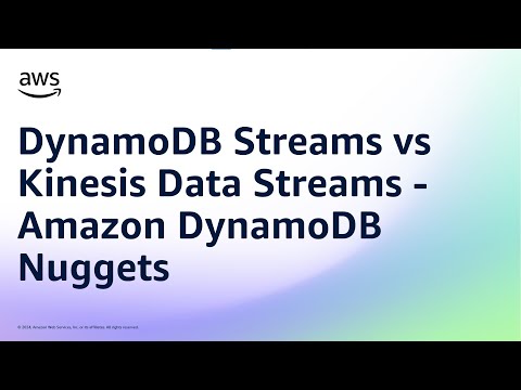 DynamoDB Streams vs Kinesis Data Streams – Amazon DynamoDB Nuggets (Japanese) | Amazon Web Services