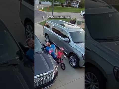 It was an honest mistake! Child bumps into dad! #ring #shorts #funny #fails