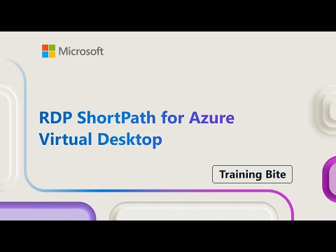 RDP Shortpath for Azure Virtual Desktop
