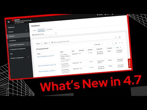 RHACS Product Update: What’s New in 4.7!