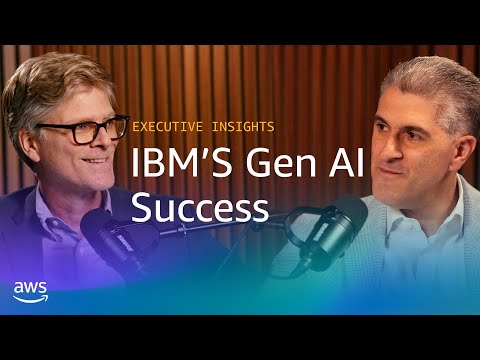 How IBM is harnessing gen AI for client success | Amazon Web Services