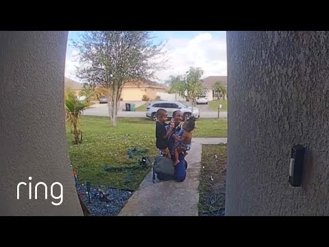 Kids Rush Outside for One More Hug | RingTV