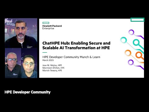 ChatHPE Hub: Enabling Secure and Scalable AI Transformation at HPE