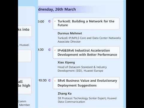 Find the MPLS&SRv6 Al Net World Congress 2025 Huawei Data Communication Conference Guide here