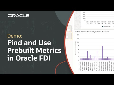 Find and Use Prebuilt Metrics in Oracle Fusion Data Intelligence: Demo
