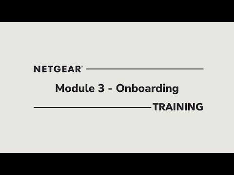 (Insight and ProWiFi) Module 3: Onboarding