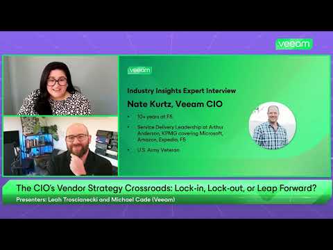 Insights Quick Bites: CIO’s Vendor Strategy | Nate Kurtz, Veeam CIO