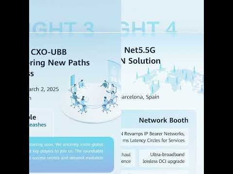 Discover Huawei’s top 5 carrier and data communication innovations!