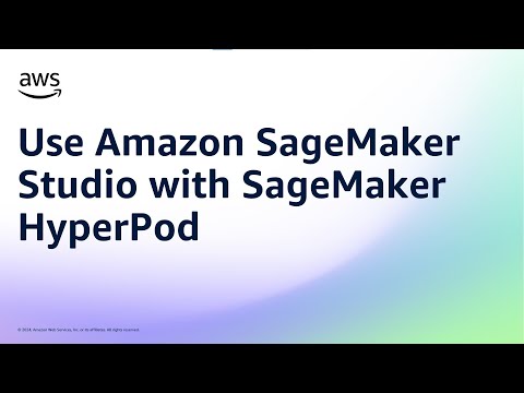 Use Amazon SageMaker Studio with SageMaker HyperPod | Amazon Web Services