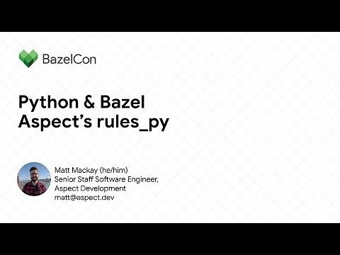 Python and Bazel: Aspect’s rules_py