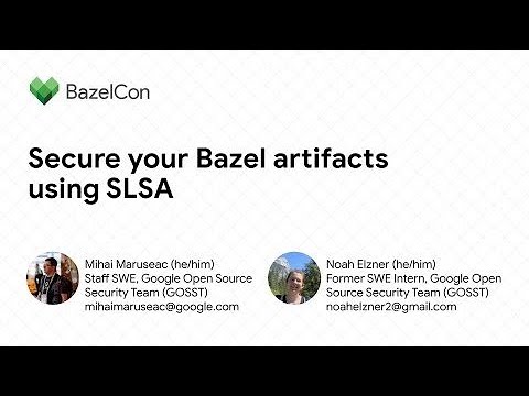 Secure your Bazel artifacts using SLSA