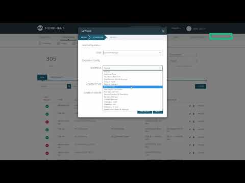 Morpheus Minute Jobs And Executions HPE