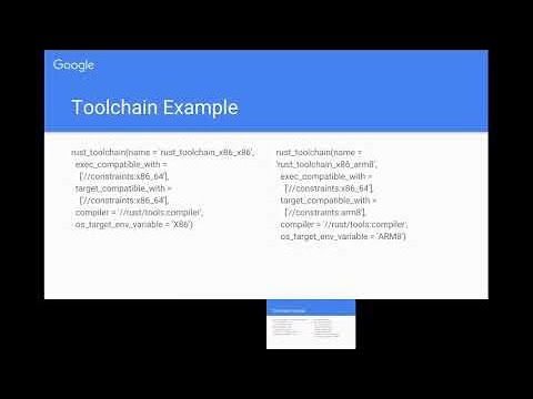 Platforms and Toolchains in Bazel