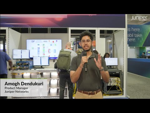 Juniper @ OFC’25: Live 100G, 400G and 800G Client and Coherent Solutions