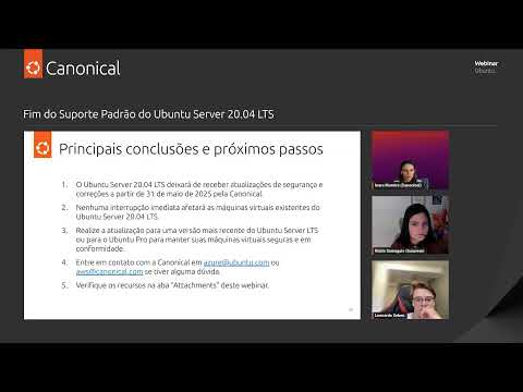 Fim do Suporte Padrão do Ubuntu Server 20.04 LTS