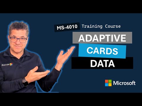 Use Adaptive Cards to show data in API plugins for declarative agents MS-4010