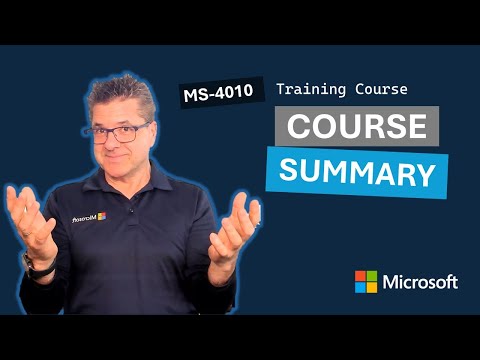 Course Summary MS-4010