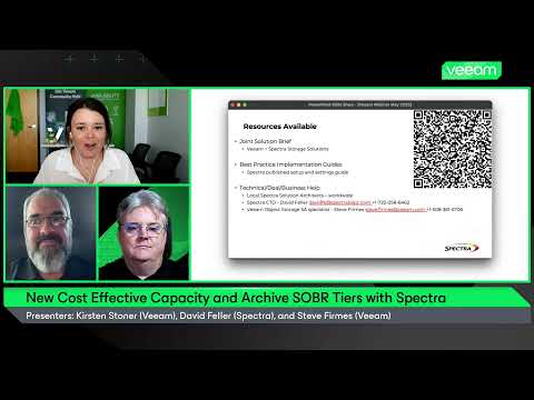 New Cost effective Capacity and Archive SOBR Tiers with Spectra