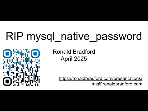 RIP Mysql_Native_Password