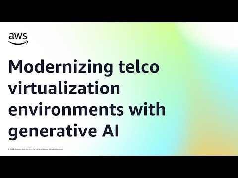 Modernizing telco virtualization environments with generative AI | Amazon Web Services