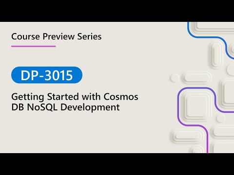 DP-3015 Course Preview