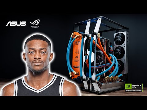 We Had a Custom Gaming PC Built for All-Star De’Aaron Fox – Ft. @LiquidHaus