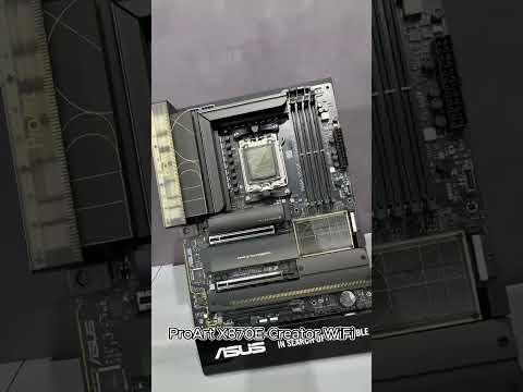 👀 Peek at our sleek #ProArt motherboards and powerful graphics cards—specially made for creators