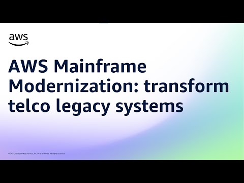 AWS Mainframe Modernization: transform telco legacy systems | Amazon Web Services