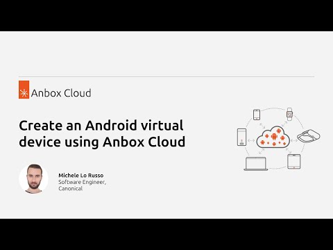 How to create an Android virtual device using Anbox Cloud?