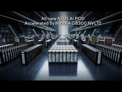ASUS AI POD at COMPUTEX 2025  – NVIDIA GB300 NVL72 | ASUS