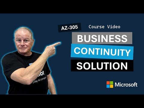 Design a business continuity solution AZ-305