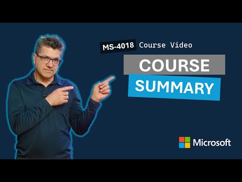 Course Summary MS-4018