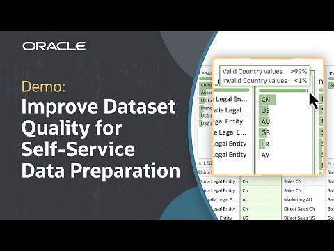 How to Improve Dataset Quality in Oracle Fusion Data Intelligence: Demo