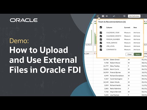 How to Upload and Use External Files in Oracle Fusion Data Intelligence