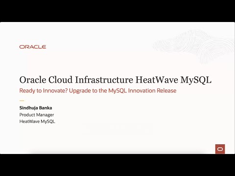Ready to Innovate? Upgrade to the MySQL Innovation Release