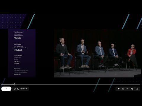 Red Hat Summit 2025 Ecosystem Keynote – AI* (other video Virtualization) in Action Panel Discussion