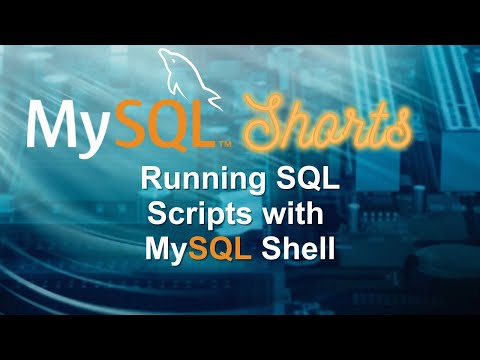 Episode-092 – Running SQL Scripts with MySQL Shell