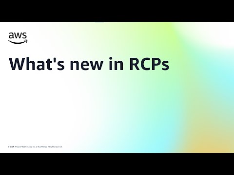 What’s new in RCPs | Amazon Web Services