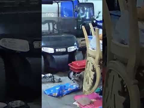 An intruder was caught in the act!