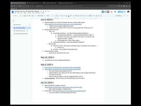 [SIG-Network] Network Policy API Meeting for 2025-06-03