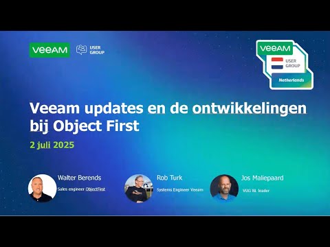 VUG Netherlands: NL Summer Virtual Session