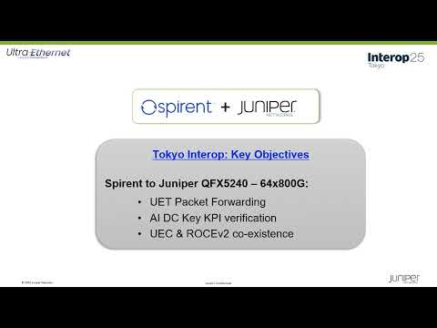 The World’s First UEC Transport Validation at Tokyo Interop 2025