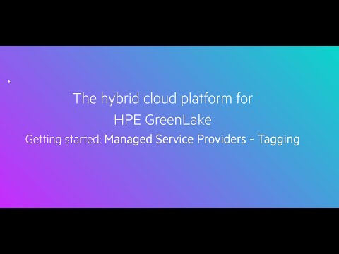 Managed Service Provider – Part 4 – Tagging